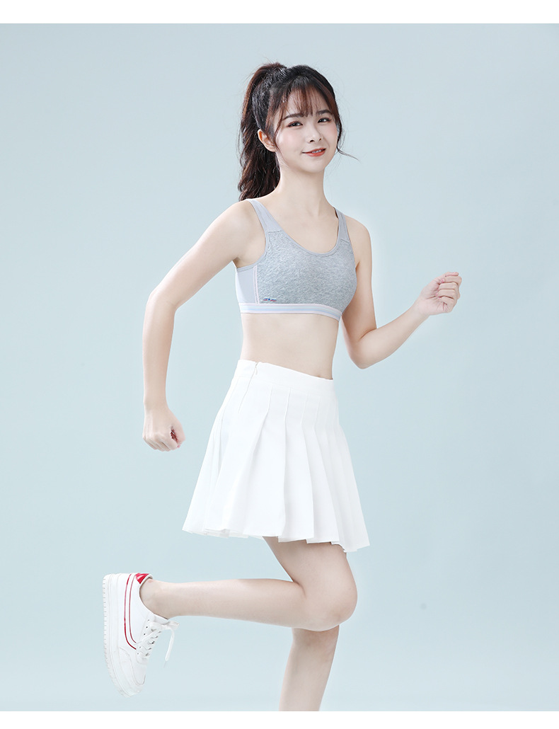 Sports underwear for girls in the growth period, shockproof running fixed cup vest for junior high school and senior high school students, bras without underwire 1 pic 24