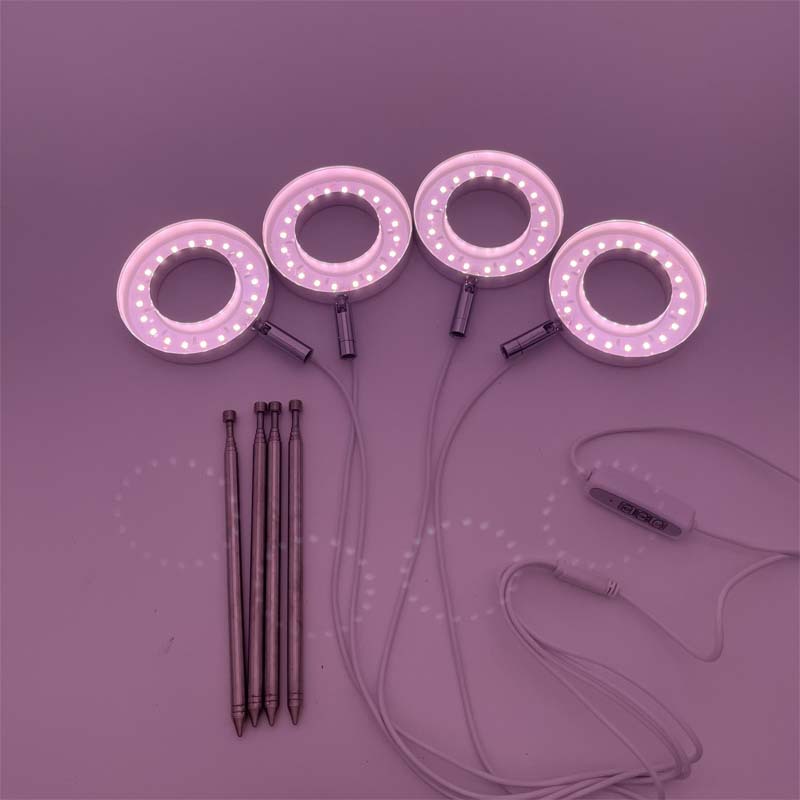LED angel ring plant growth lamp, sunlight-like plant supplementary light, indoor succulent bonsai plant lamp manufacturer pic 6