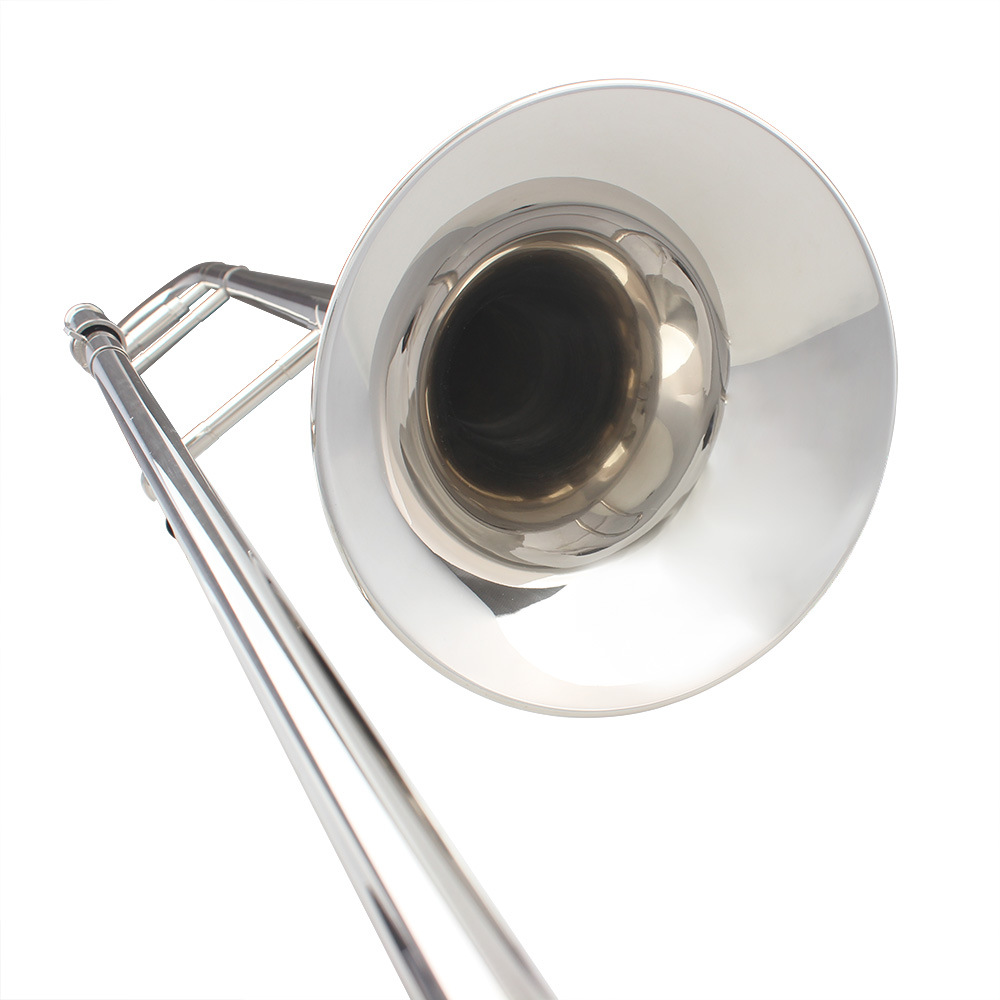 LADE trombón alto trombón en si bemol trombón pullman estudiante orquesta de principiantes trombón de latón trombón plateado niquelado al por mayor pic 12
