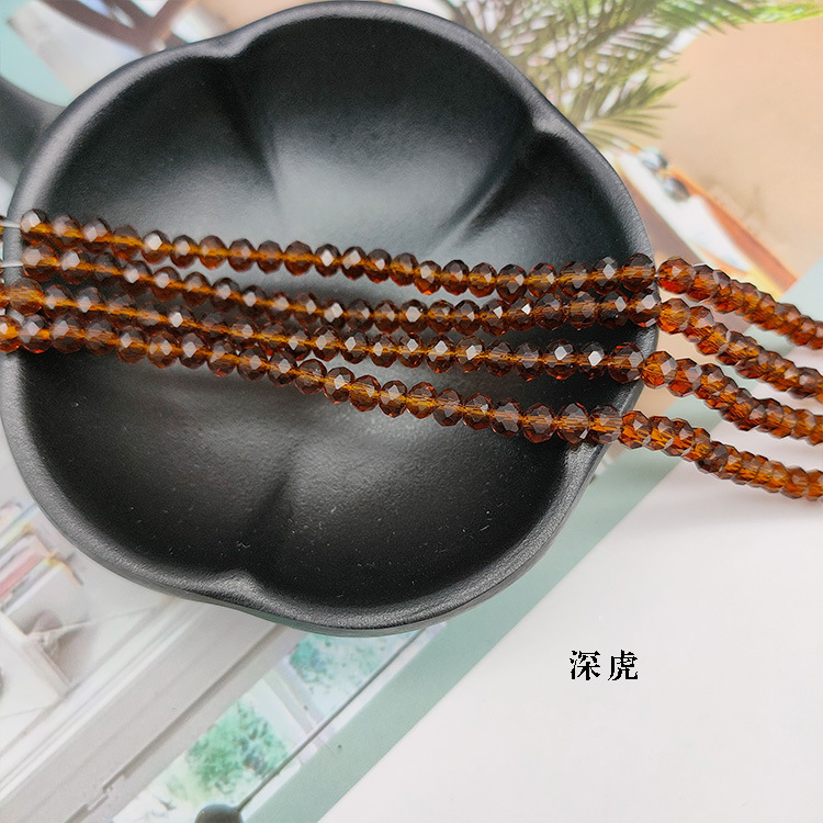 水晶玻璃切面扁珠玻璃珠彩色车轮散珠发饰箱包鞋服饰配件水晶扁珠详情16