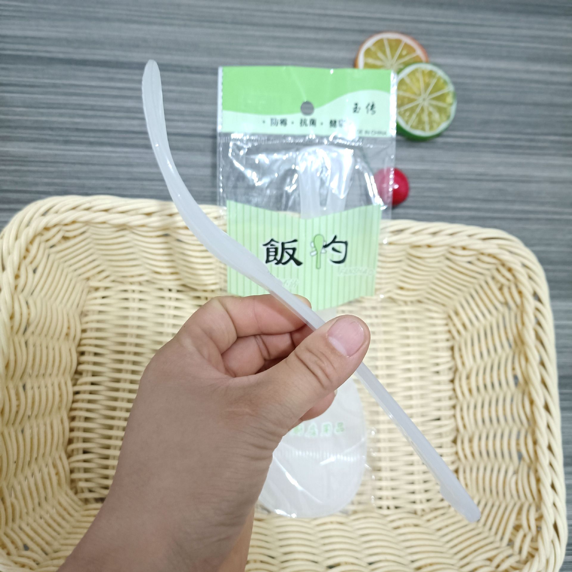 【 Zone 3-9 】 Thickened rice spoon 960 per box, plastic rice spoon, rice spatula, rice spoon, plastic spoon 1 yuan 2 yuan wholesale supply, gift supply pic 3