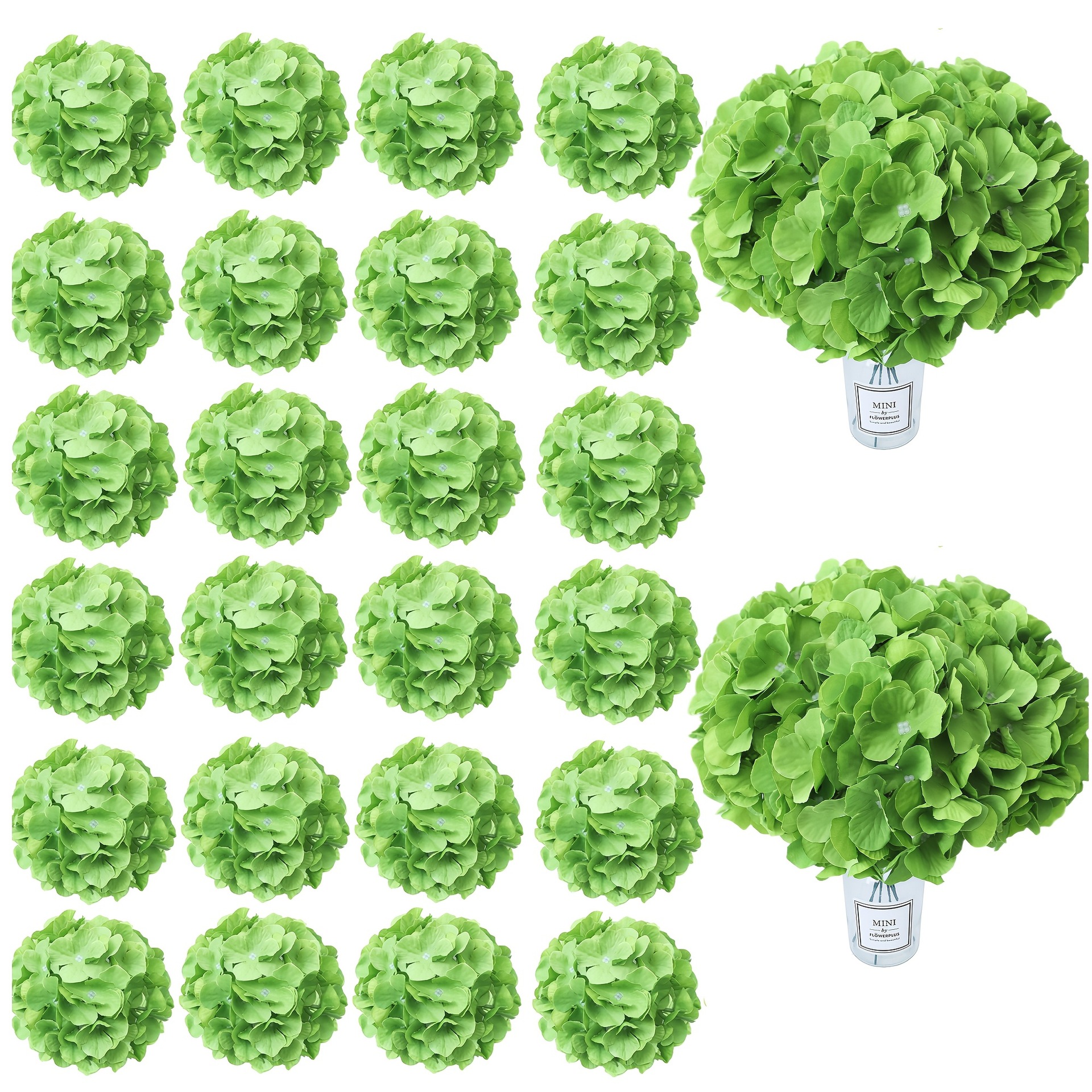 亚马逊热卖仿真花大绣球花头花朵婚庆装饰插花装饰婚礼吊顶Temu代详情9