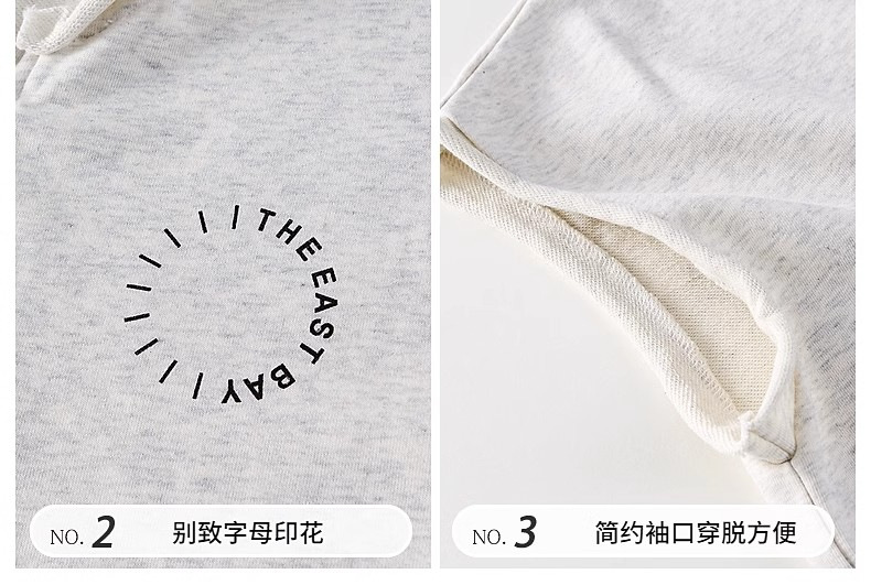 男童套装秋装2024新款儿童秋季洋气卫衣三件套男孩春秋款潮衣服详情9