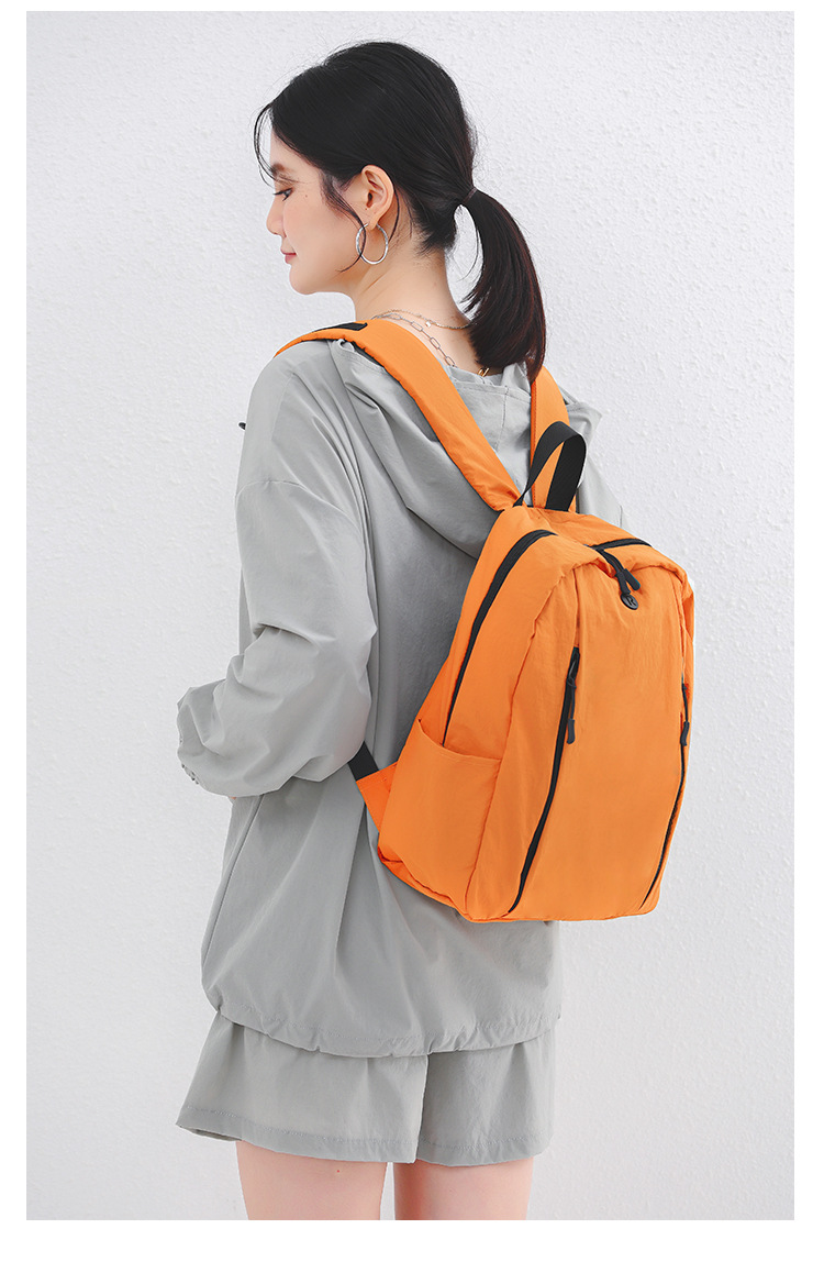 跨境直供亚马逊热销女包 日系尼龙布双肩包 户外休闲百搭通勤背包详情21