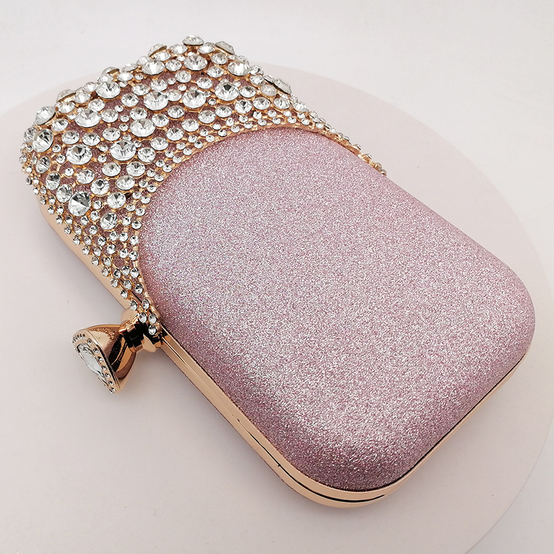 热卖镶钻晚宴包黑色气质礼服包婚宴妈妈手拿包旗袍晚装包跨境女包详情5