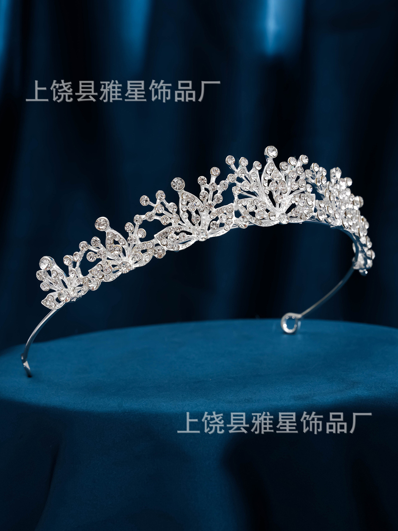 Cross-border venta caliente novia corona tocados accesorios de novia aros de pelo princesa etapa de cumpleaños corona de lujo strass accesorios de pelo pic 9