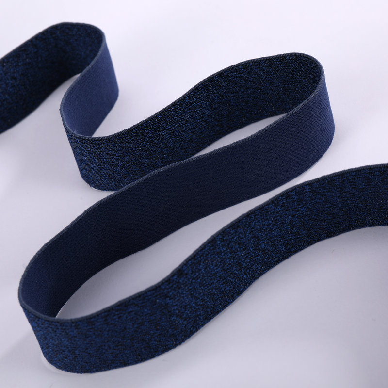 高密度金银丝松紧带金丝银丝扁宽皮筋橡筋装饰弹力松筋金色松紧厚详情9