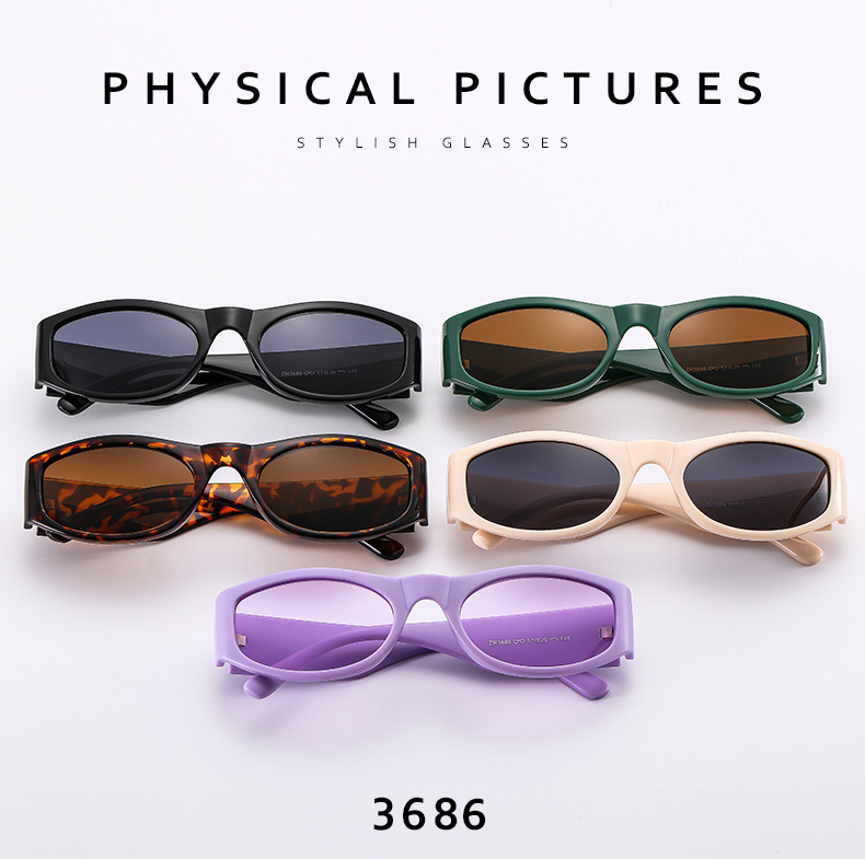 New Y2K spicy girl sunglasses from Europe and America, futuristic, millennium internet-famous street style sunglasses, cross-border trendy glasses for men and women pic 9