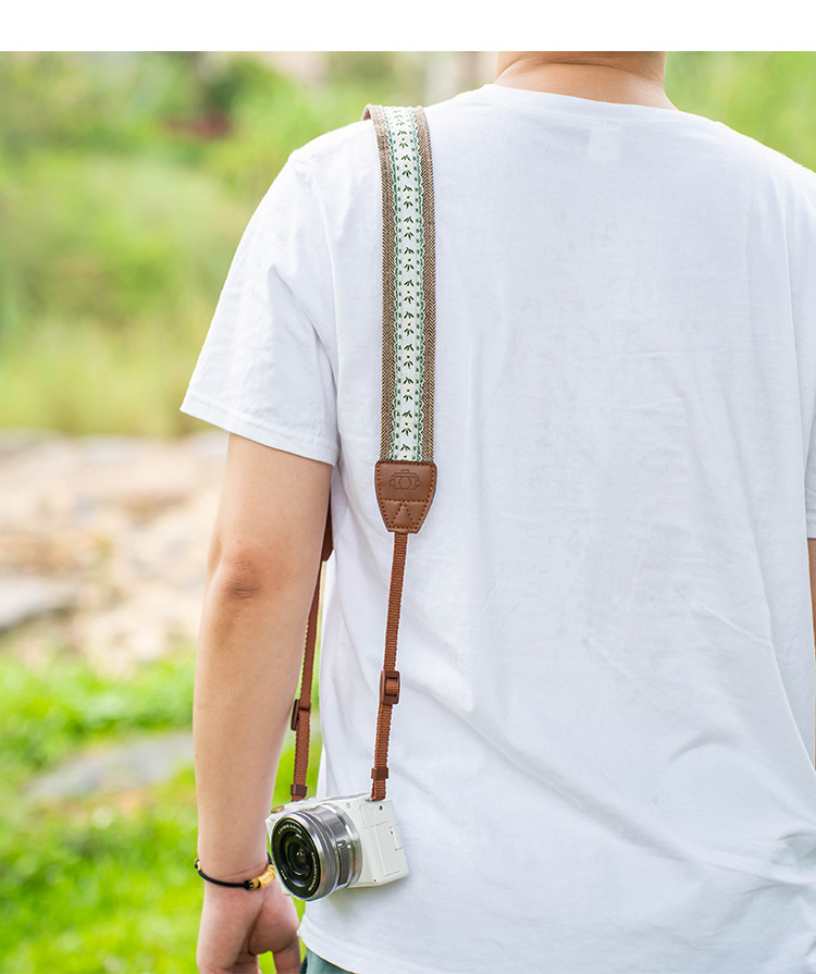 Camera shoulder straps for mirrorless cameras are suitable for SONY zve10 neck straps, Canon r50 straps, Fujifilm xt50 straps, and Nikon z30 straps pic 14