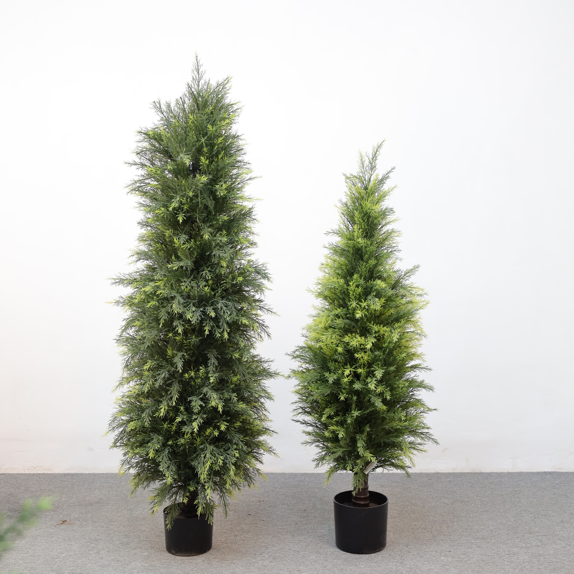 仿真松柏树圣诞树盆栽室内外装饰绿植假树摆件宠物园艺盆景造景详情4