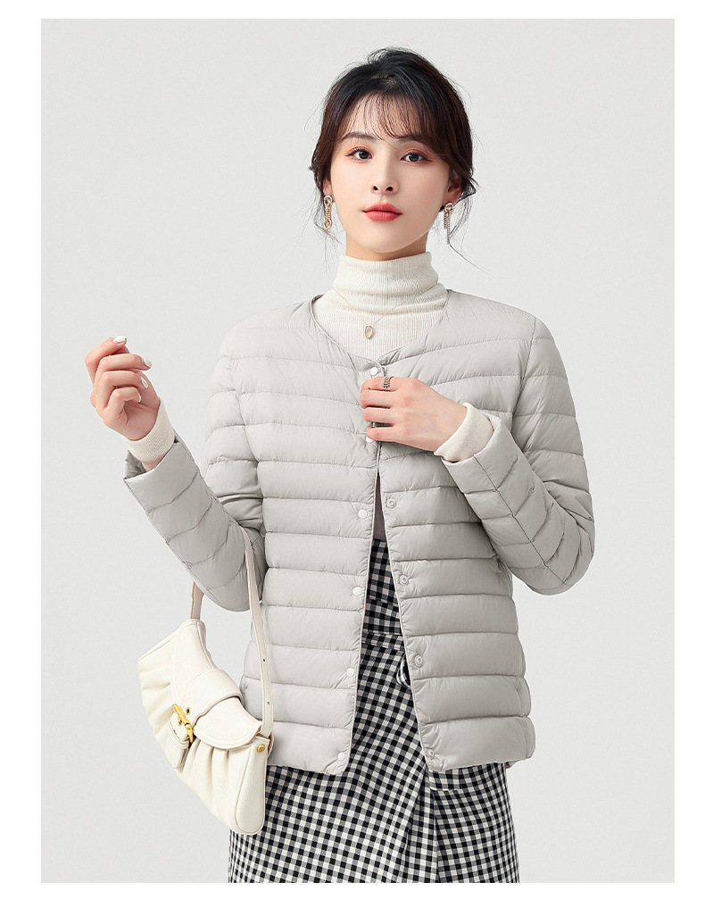 2025跨境新款轻薄羽绒服外套女秋冬羽绒服内胆轻型薄款时尚保暖详情34