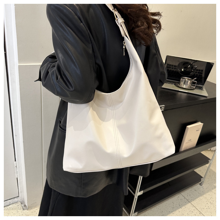 复古通勤质感单肩包包女2024今年流行韩版气质腋下包托特包时尚女详情18