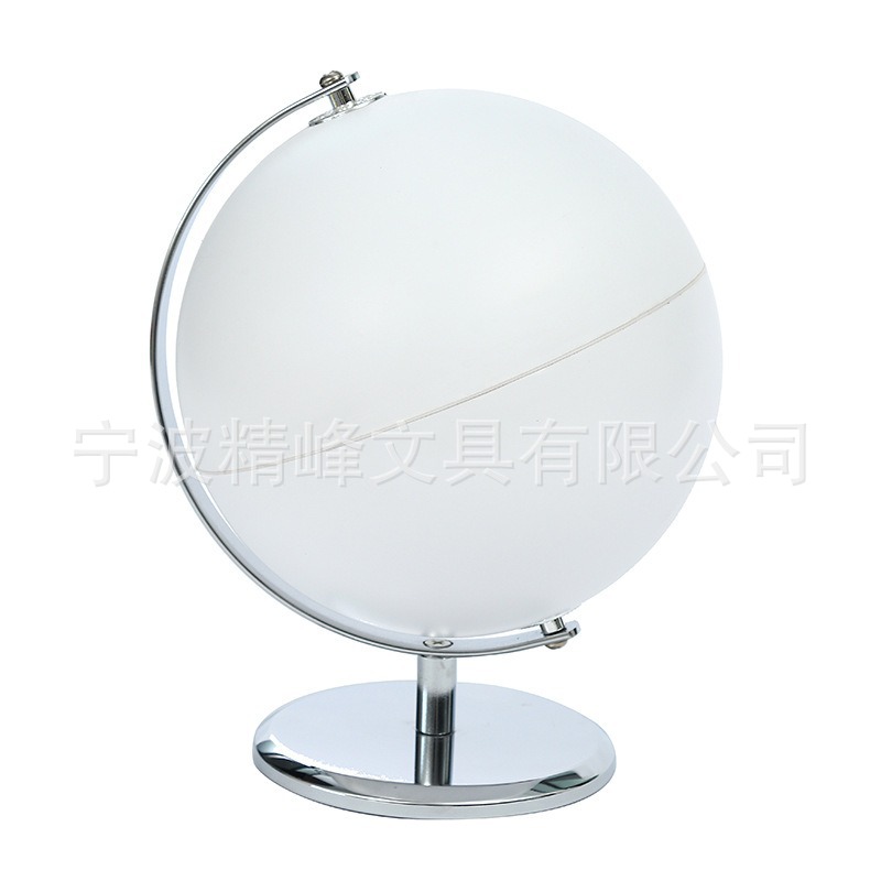 空白地球仪定制语言材质支架高清印刷学生用地球仪专业教学地球仪详情7