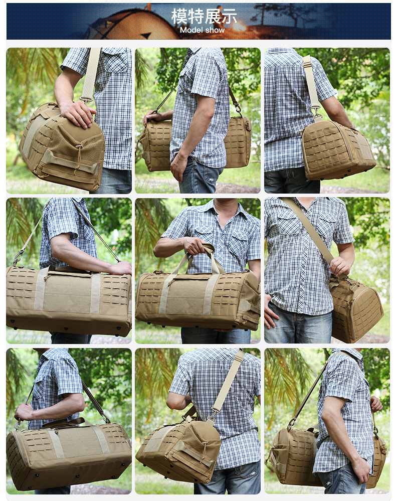 Yitu Wholesale commuter single-shoulder crossbody hand-carry travel bags for men, large-capacity outdoor storage luggage and fitness bags pic 4