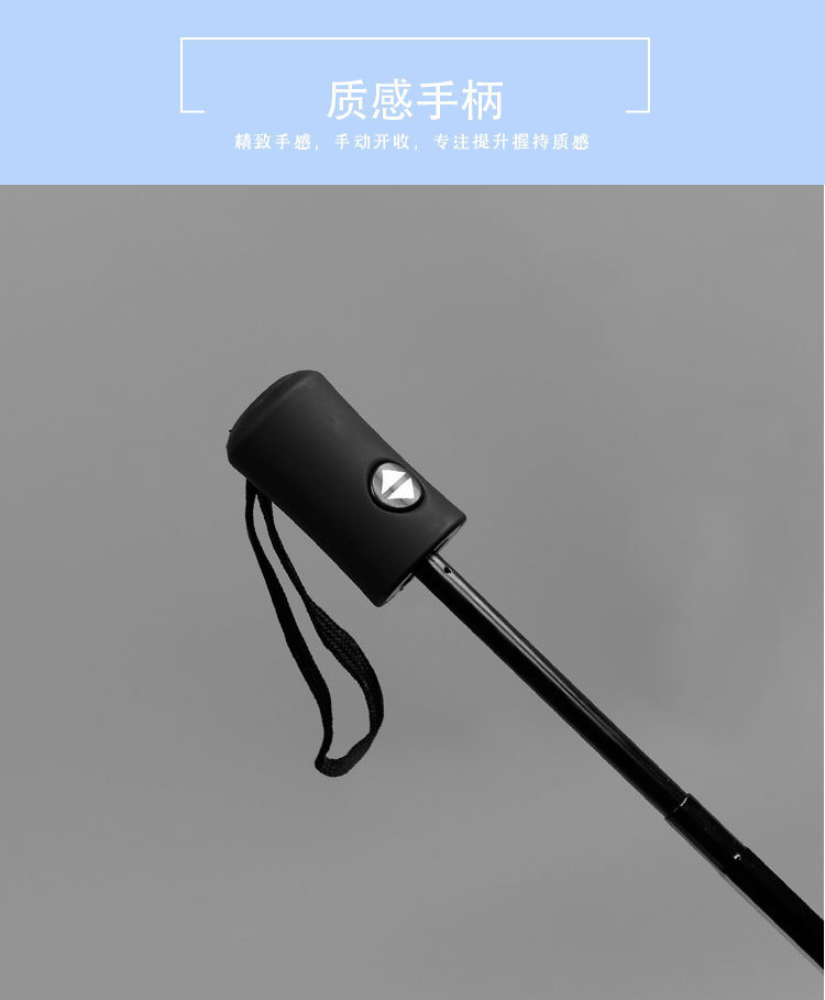 Automatic umbrella, Korean girl UV folding umbrella, sun protection umbrella, parasol, sunshade umbrella, unisplendable black rubber umbrella, fixed logo pic 6