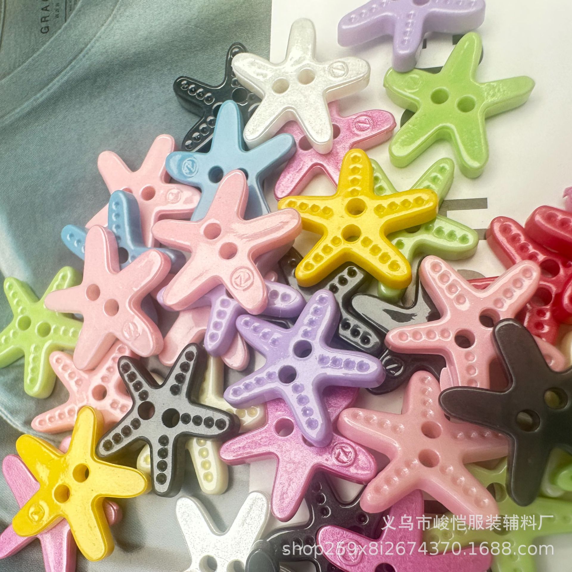 diy木质饰品配件 三色贝壳 海星等海洋动物挂饰木片 家居装饰贴片详情16