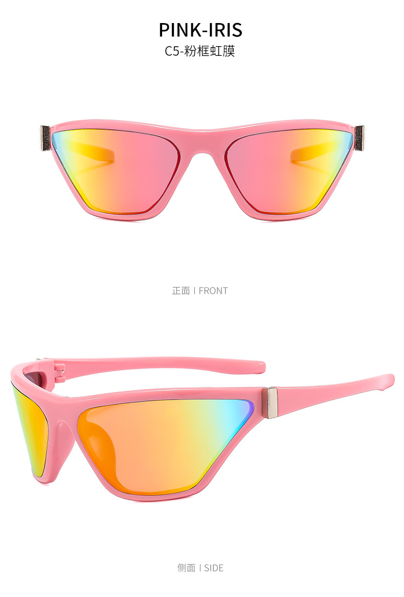 酷女凹造型方框时髦街拍ins网红同款太阳眼镜 中性墨镜新款太阳镜详情17