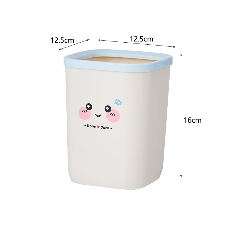 The new large-sized household trash can has a high appearance level. It is suitable for kitchens, living rooms, toilets, bathrooms, cartoon designs, and bedrooms. It also features a light luxury wastebasket pic 1