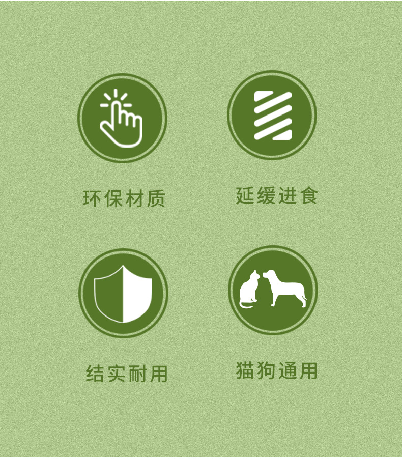 宠物用品慢食碗猫碗狗碗食盆舔食盆跨境新款科学进食防噎塑料缓食详情2