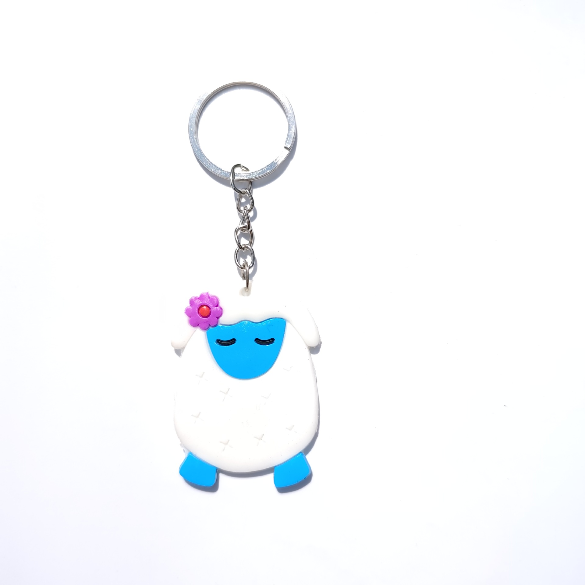 跨境新款动物钥匙扣礼品卡通可爱挂件PVC软胶森林动物钥匙链批发详情10