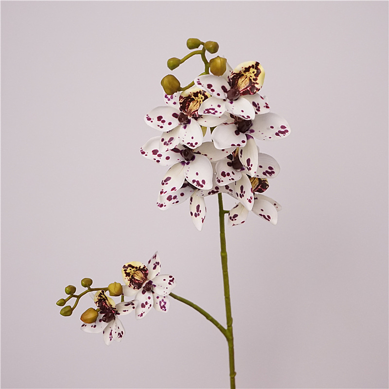 千鸟兰仿真花蕙兰蝴蝶兰软胶高品质插花配材新中式简约树枝装饰品详情12