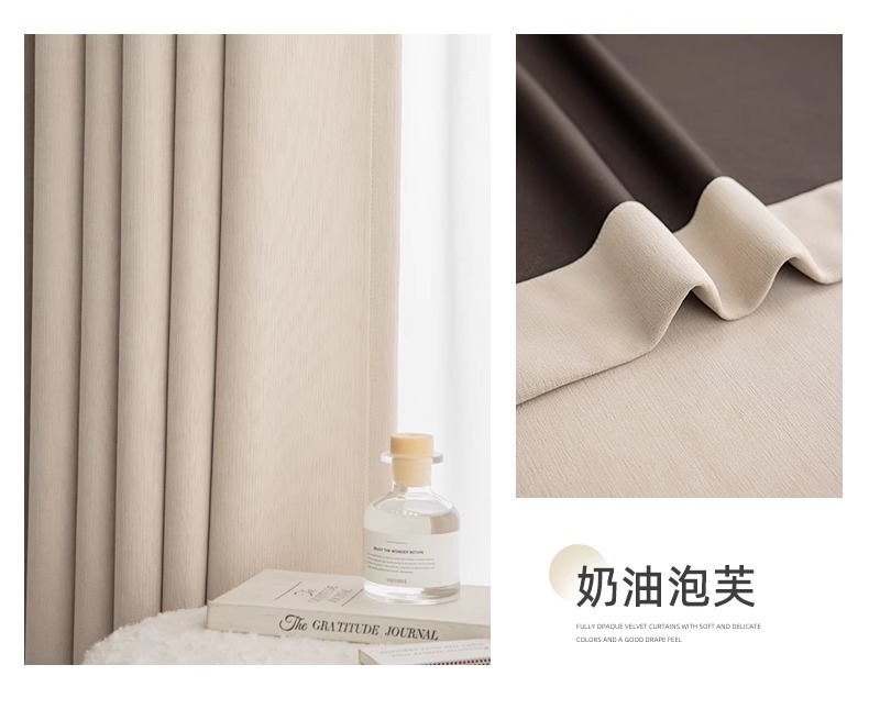The blackout master bedroom curtains are fully blackout. The new French Chenille living room fabric exudes a sense of luxury and grandeur pic 22