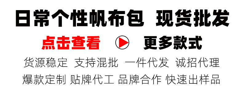 立体帆布袋定制空白礼品棉布束口小布袋子文艺手提覆膜帆布托特包详情1