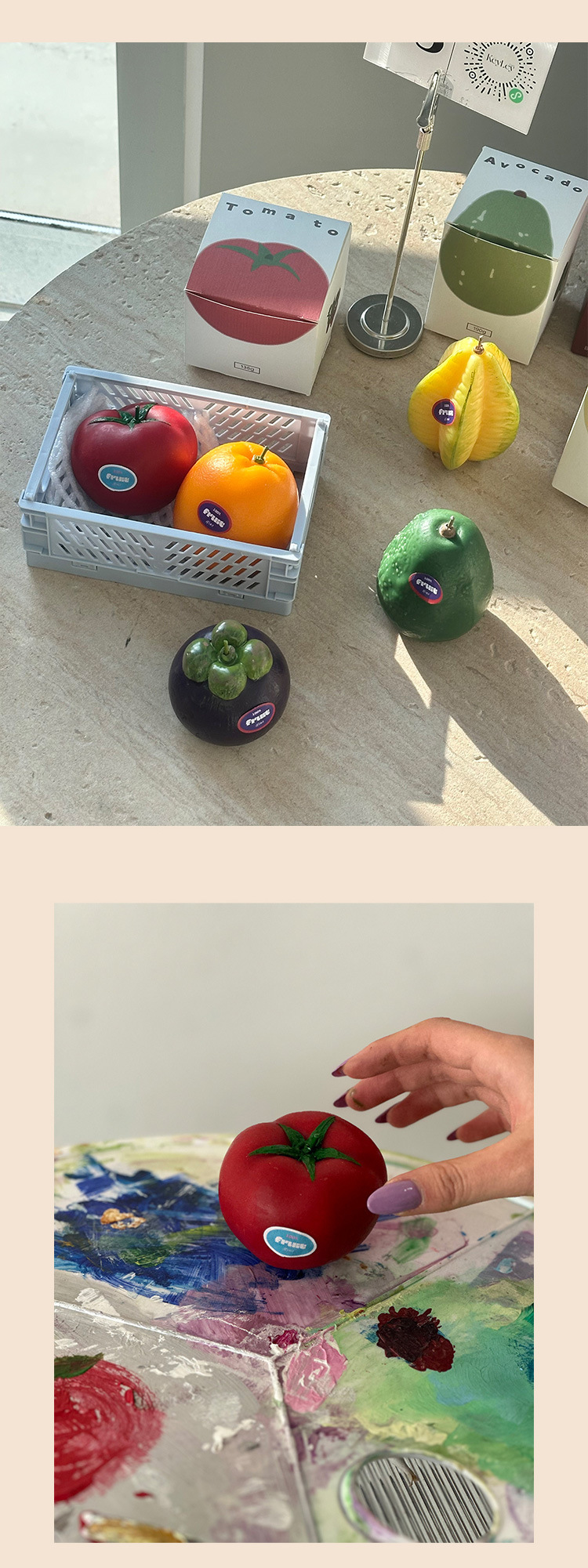 水果香薰蜡烛批发ins香氛结婚伴手礼礼物仿真水果造型蜡手工造型详情7