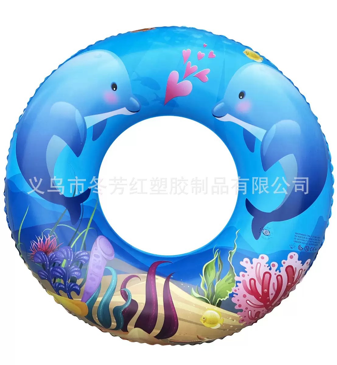 厂家直供新款成人充气游泳圈90cm带手柄水上救生圈卡通气模玩具畅销款详情3