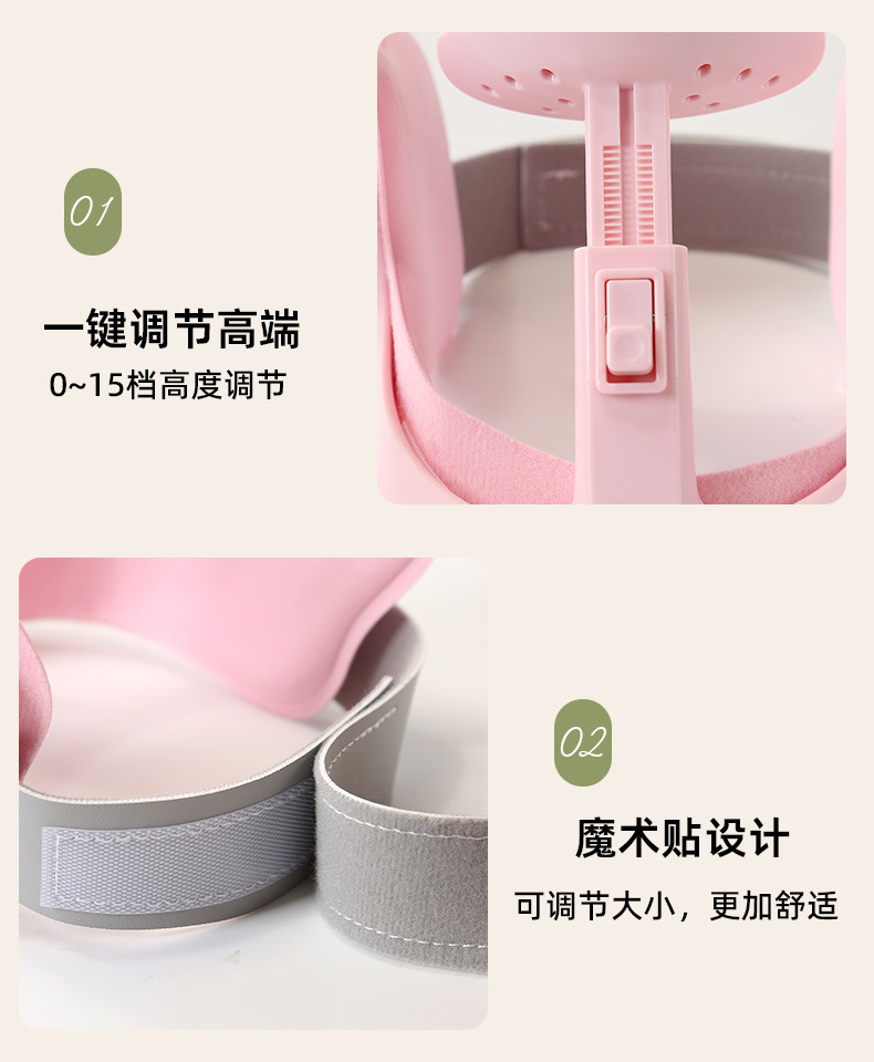 新品防低头矫正器儿童脖子抬高器颈托脖子前倾防颈椎坐姿纠正视力详情16