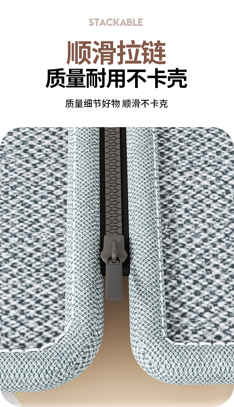卧室被单四件套带盖收纳盒折叠家用衣物床单收纳大容量被套收纳箱详情12