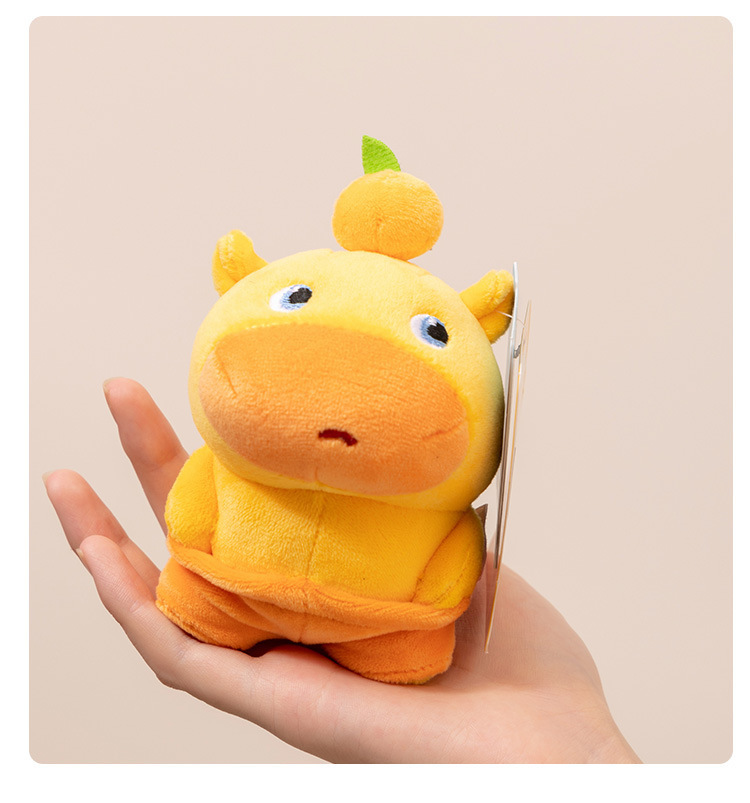 正版现货多爱水豚噜噜周边毛绒公仔搞怪书包包挂饰钥匙扣玩偶礼物详情19