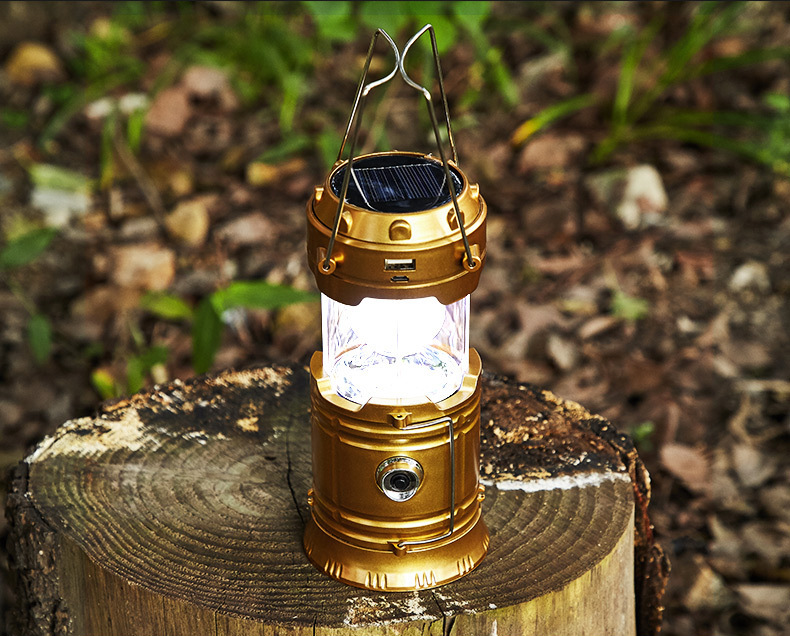 【 Same-day stock direct Delivery 】 Solar camping lamps, outdoor horse lanterns, charging lamps, multi-functional camping night market stalls pic 2