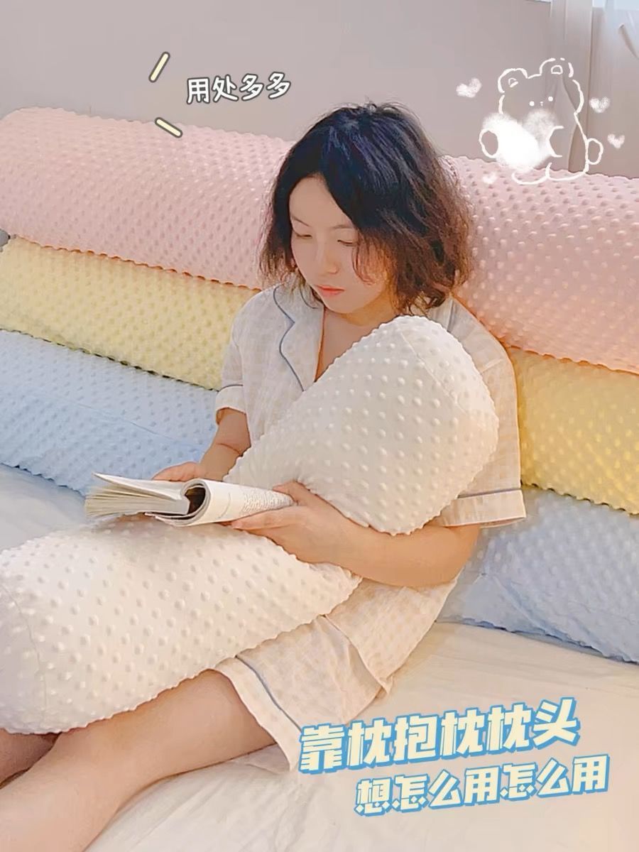 This long, fluffy plush pillow is suitable for girls to rest their legs on the bed. It can be used as a bed pillow with a detachable headrest and a backrest for boys pic 8