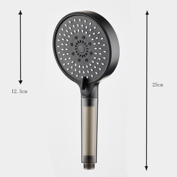 New shower handheld showerhead set, cold and hot spa filter showerhead, three-speed adjustable showerhead wholesale pic 8