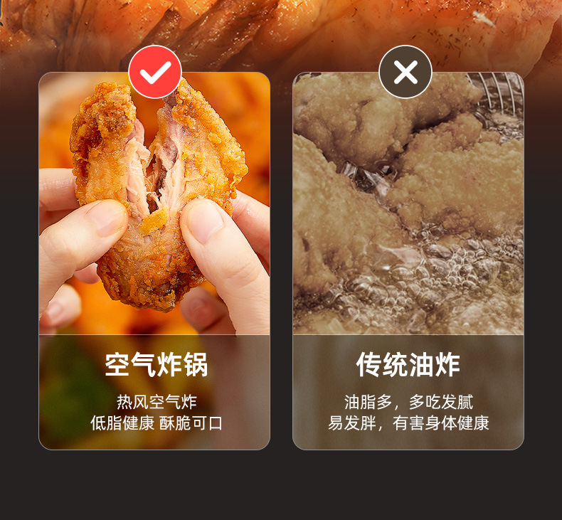 BE可视空气炸锅家用多功能智能薯条机全自动电炸锅语音空气炸锅详情5