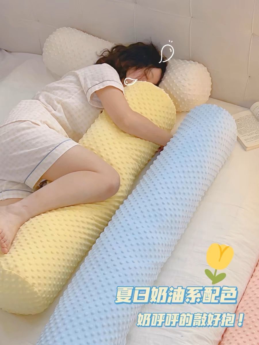 This long, fluffy plush pillow is suitable for girls to rest their legs on the bed. It can be used as a bed pillow with a detachable headrest and a backrest for boys pic 7
