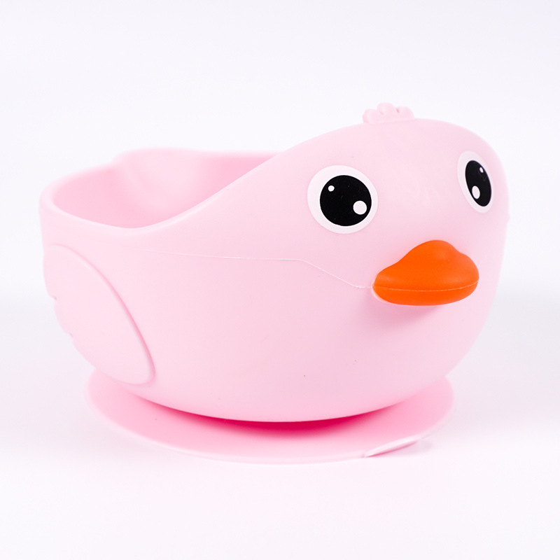 宝宝辅食碗硅胶儿童餐具母婴用品吃饭碗防摔食品级恒温碗专用喂饭详情17