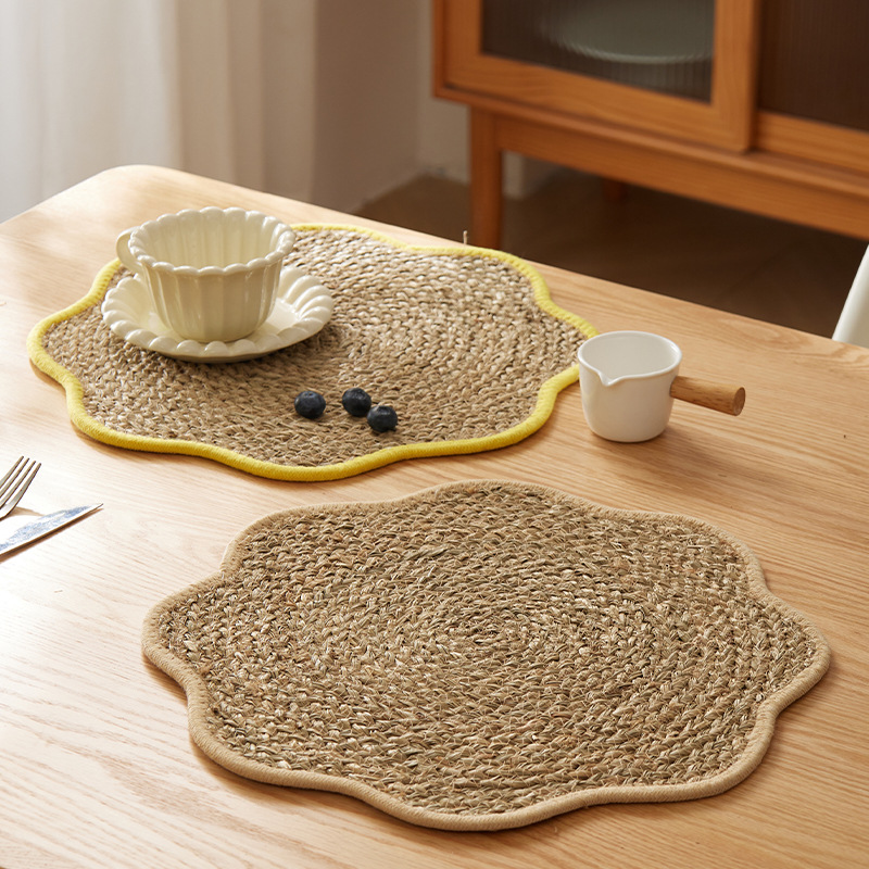 Silicone woven placemats, table heat-resistant MATS, coasters, disposable hotel placemats pic 14