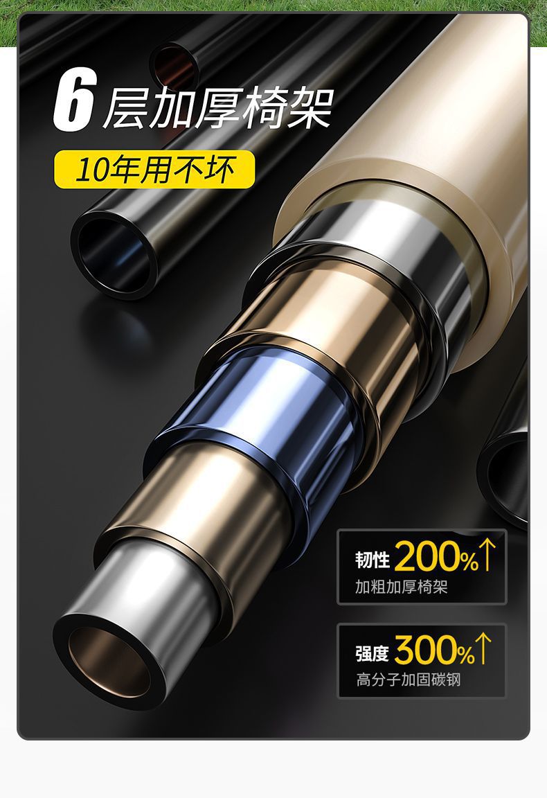 洋公子户外便携折叠椅钓鱼凳子便携月亮椅野外聚餐折叠躺椅露营详情10