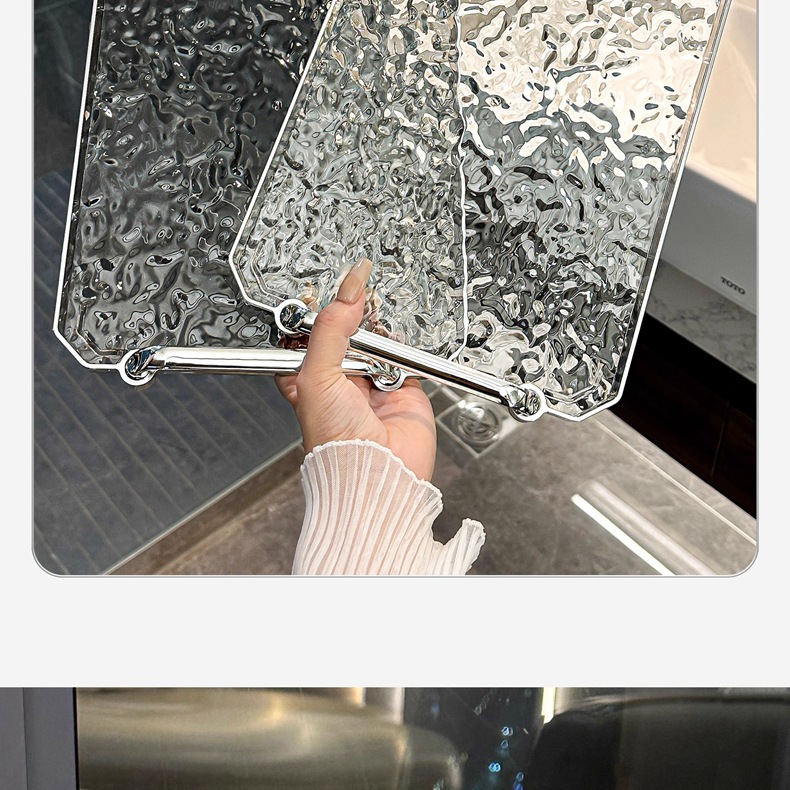 水波纹轻奢高档托盘长方形家用放杯子茶杯水杯酒杯茶盘美容院高级详情5