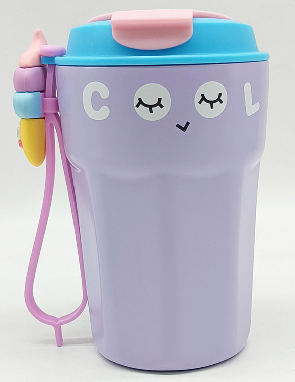 奇趣果汁杯 高颜值316不锈钢保温杯可爱咖啡杯便携手提保温保冷杯详情9