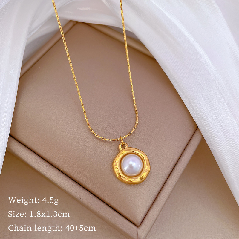 【通体钛钢】炉内真金幸运草爆款冷淡项链女ins网红锁骨链配饰品详情25