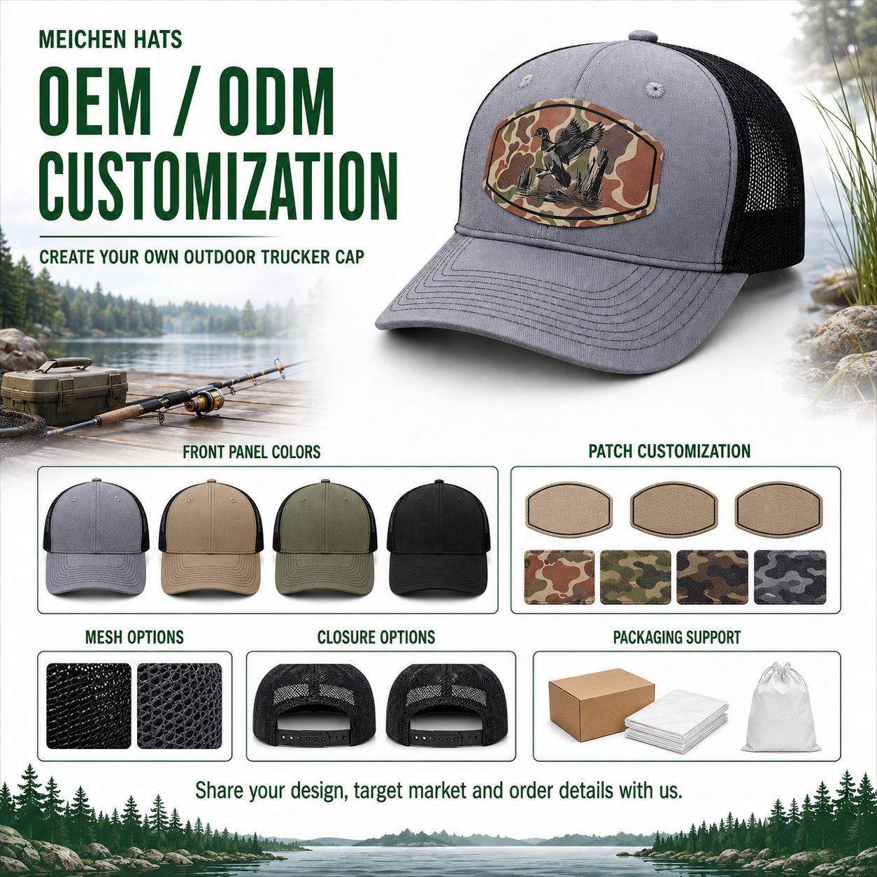 Customized baseball caps, high-quality baseball cap factory customization, embroidery, export net cap production and processing factory customization pic 7
