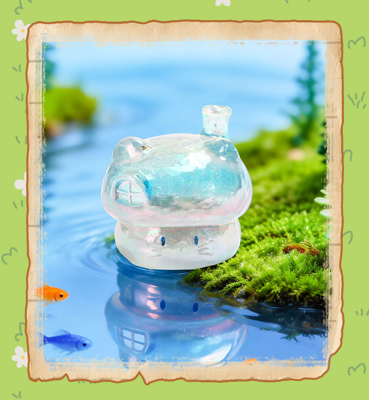 Cat PAI Fantasy Mushroom Series Blind Box DIY Decorative Resin Small Ornaments Cartoon Cute desktop ornaments pic 21
