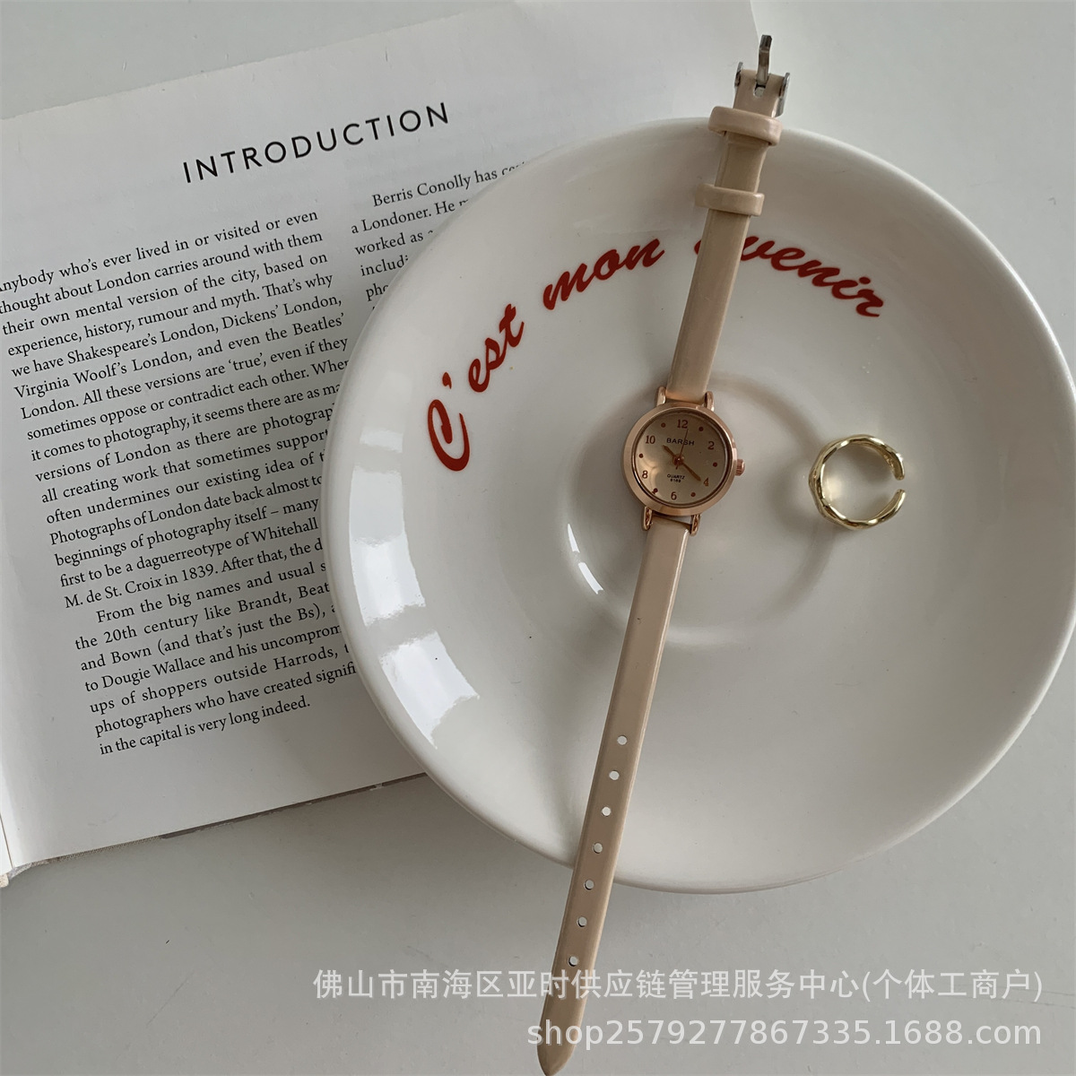 网红小众法式小表盘细带手表女学生文艺小清新女表石英表直播爆款详情6