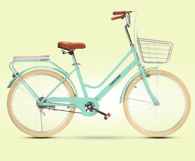 24寸女式复古单车成人轻便脚踏车学生变速代步车子淑女通勤自行车详情25