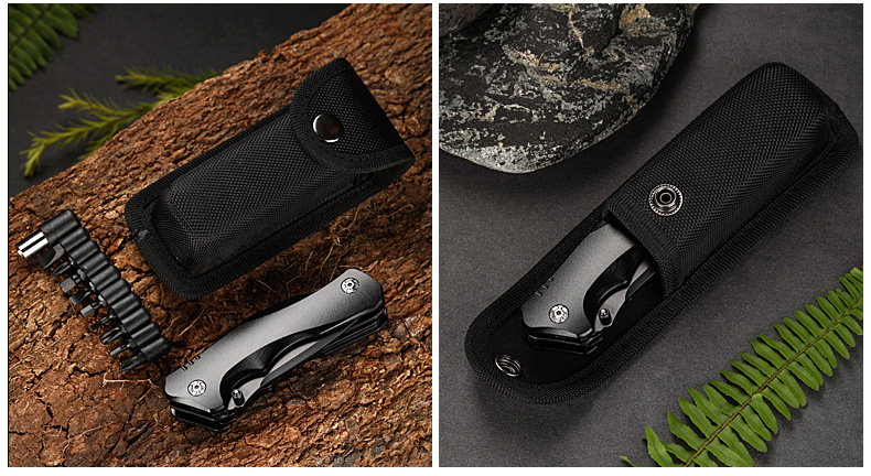 Outdoor camping mini multi-functional knife pliers EDC combination tool pliers Portable folding multi-purpose pliers set pic 20