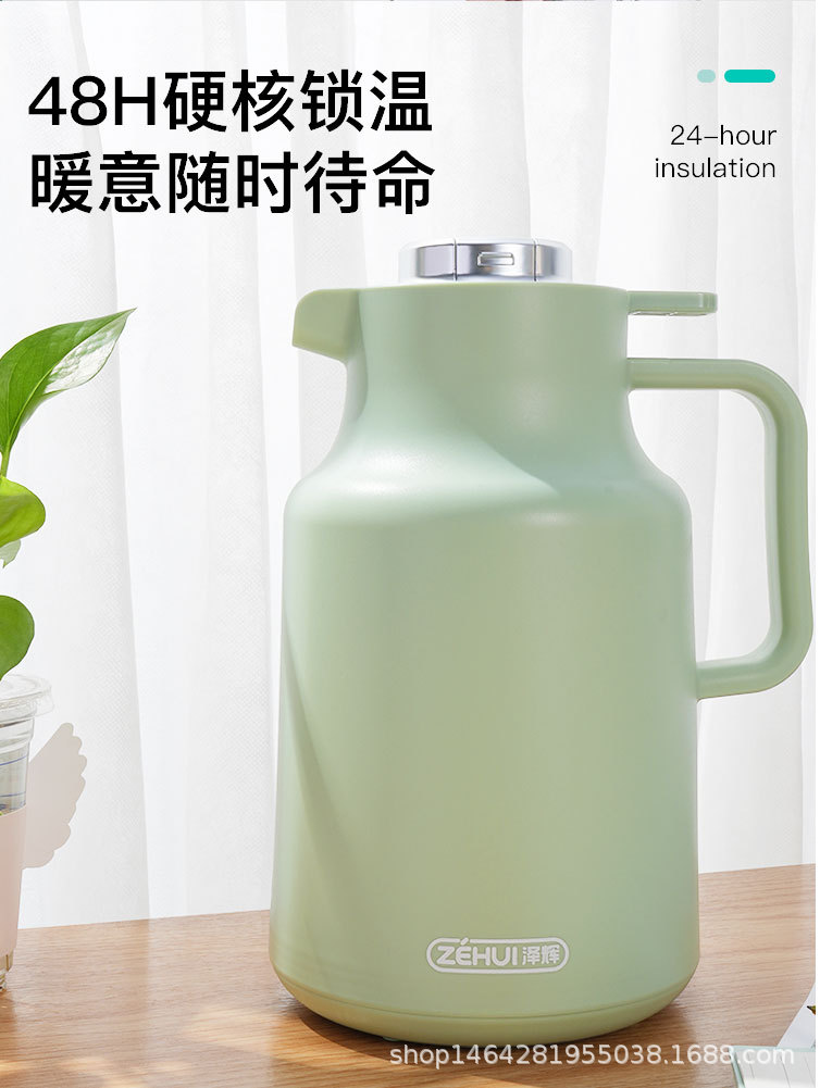 泽辉保温壶家用热水壶大容量暖水瓶2L官方正品玻璃内胆保温水壶详情7