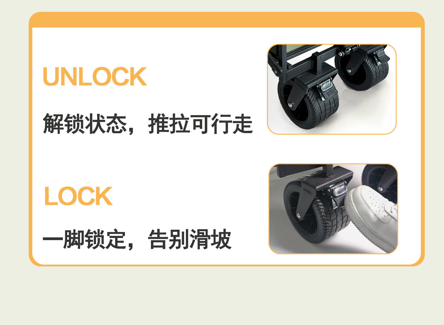 跨境户外后开款营地车手推车可折叠拖车摆摊超大拉车手拉露营车详情14